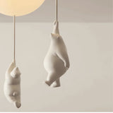 Novelty Pendant Light for Bedroom Children Kids Cartoon Hanging Lamp Balloon Bear Ceiling Chandeliers Modern Led Creative School